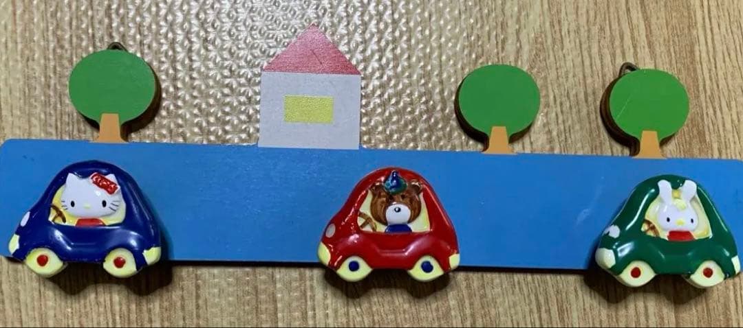 貴重品　サンリオ　昭和レトロ　1976年　日本製　陶器　壁掛け　フック　キティー