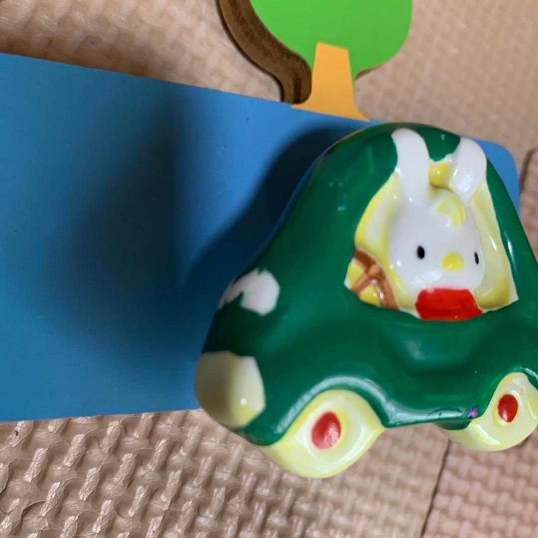 貴重品　サンリオ　昭和レトロ　1976年　日本製　陶器　壁掛け　フック　キティー