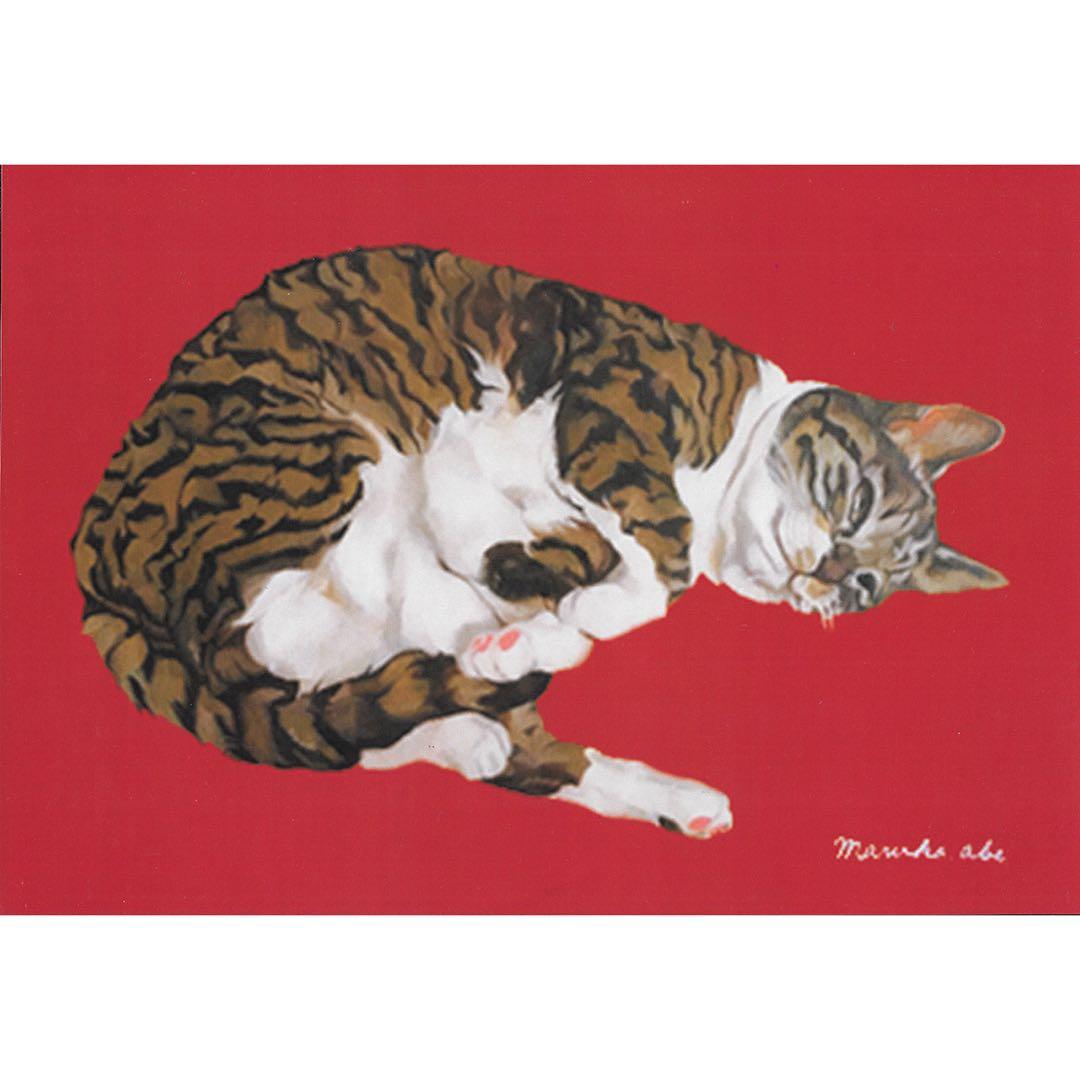 原画「寝床の二匹」《＋猫イラスト３枚無料プレゼント》