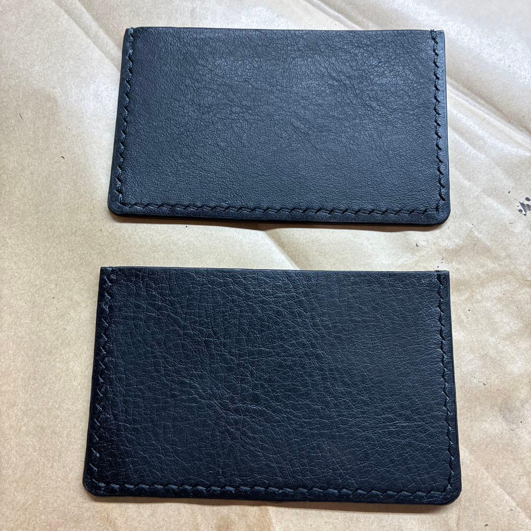 ロングトラッカーウォレット　ハンドメイド　イタリアンレザー　ヌメ革