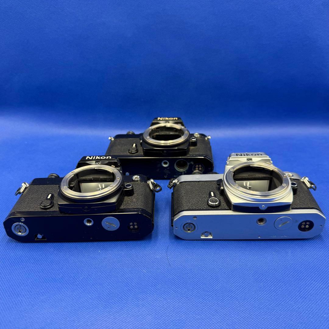 Nikon FE フィルム一眼レフカメラ 3台セット ジャンク