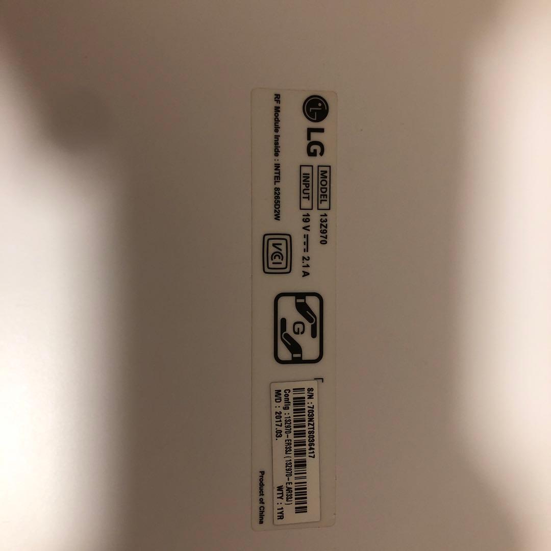 あ*ん様 LG ノートPC ホワイト　13Z970