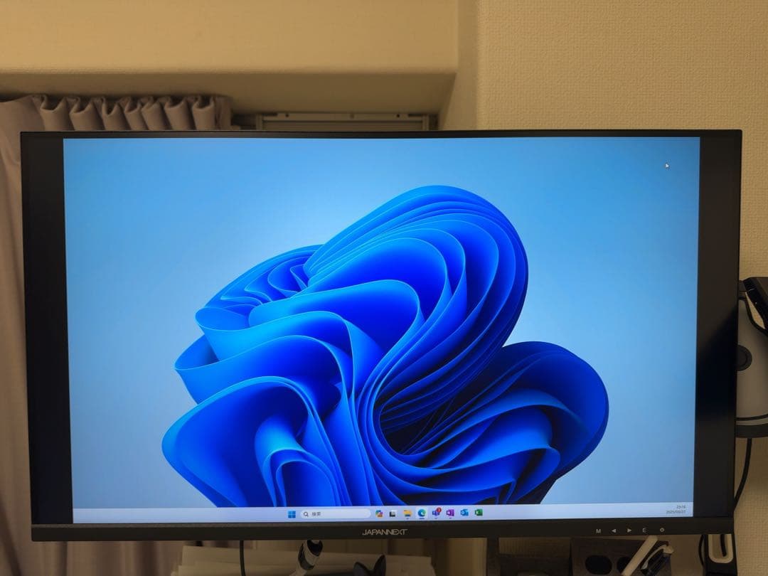 JAPANNEXT 28インチ モニター 4K テレワーク モニターアーム付き