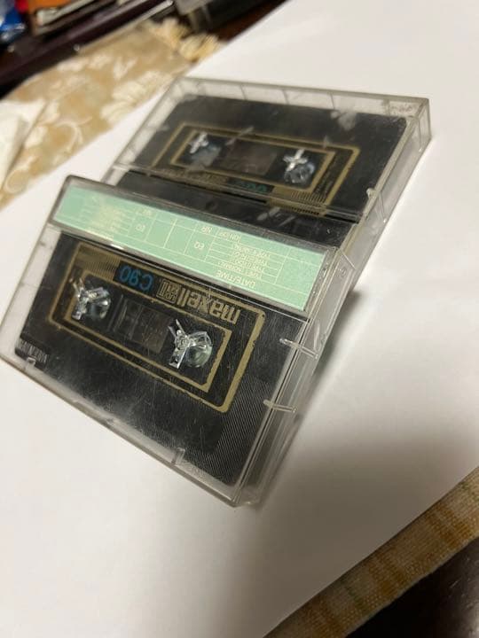 オーディオカセットmaxell UD XLⅡ 90分クロームPOSI 2本
