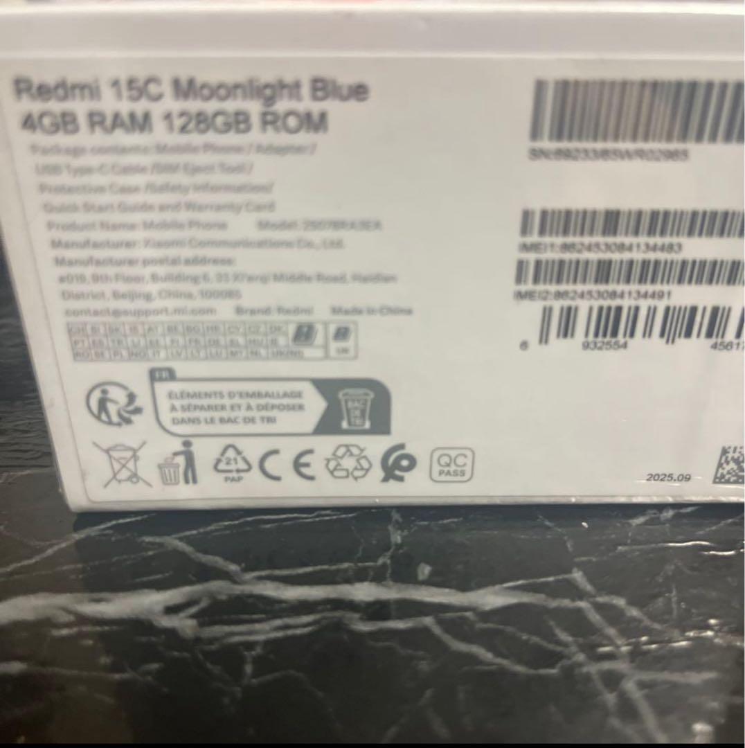 スマートフォン本体 Redmi 15C 8GB RAM 128GB ROM