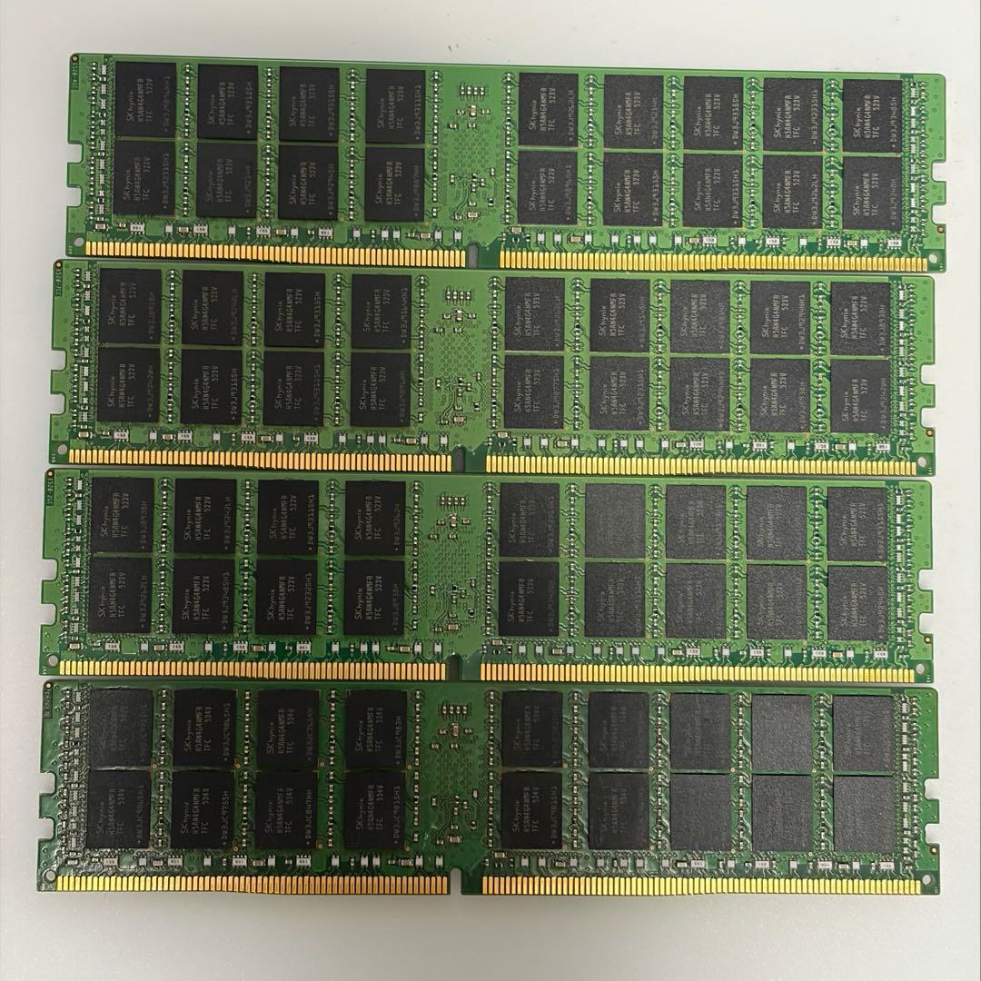 SK hynix DDR4 ECC 2133MHz 16GB 4枚セット64GB