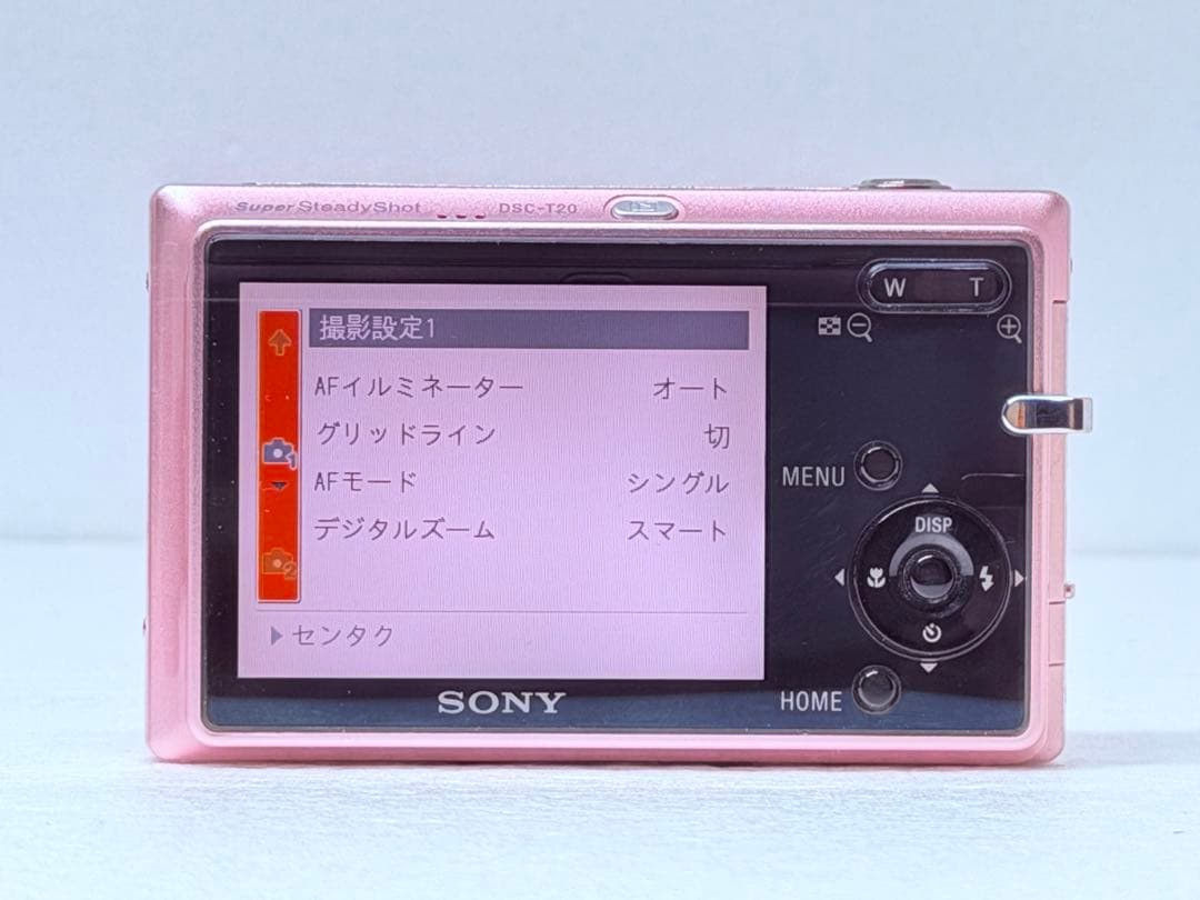 SONY Cyber-shot DSC-T20 ピンク 純正充電器付