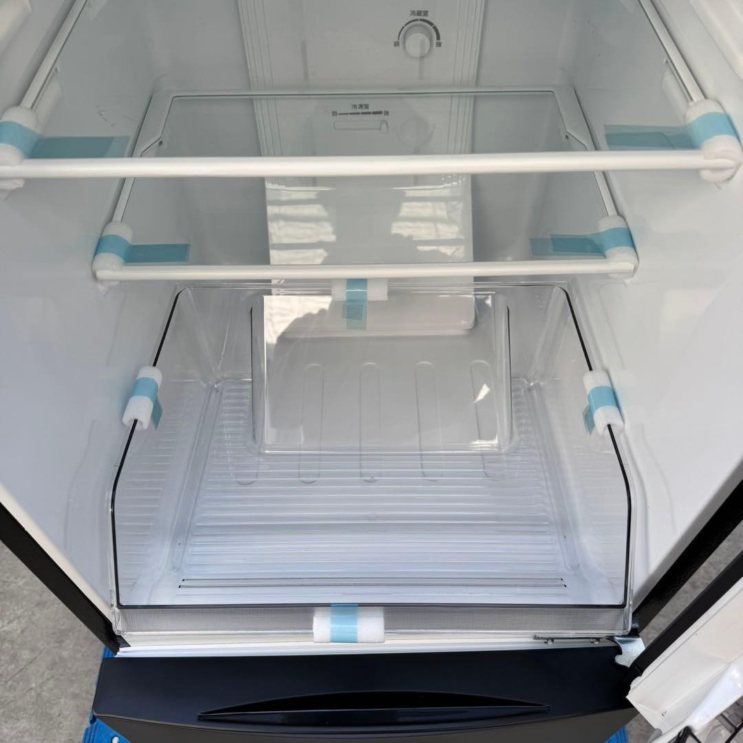 354⭐️2025年製★ほぼ新品★東芝　冷蔵庫　マットブラック　黒　一人暮らし
