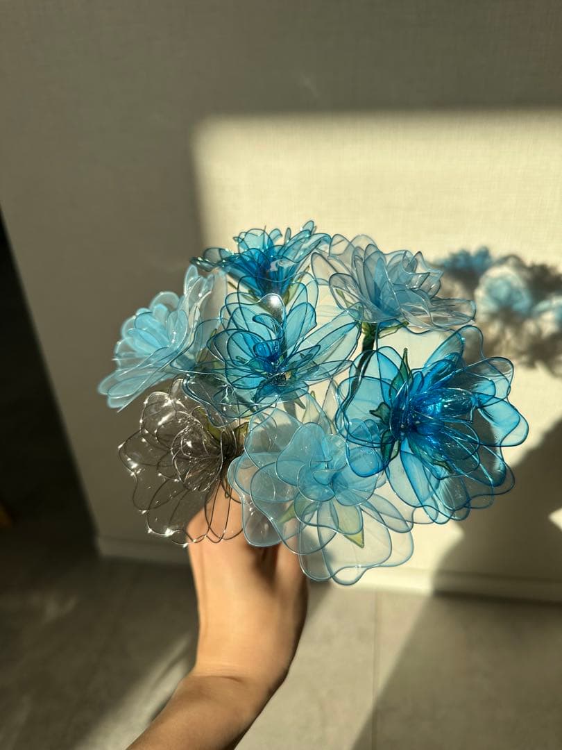 バラ　ローズ　花束　卒業式　入学　誕生日　ハンドメイド　ラッピング　ブーケ　7本