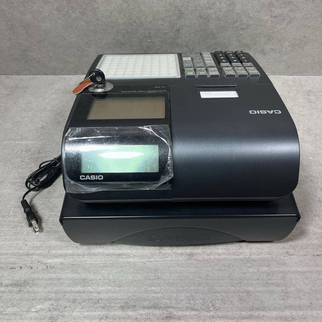 カシオ CASIO レジスター 飲食店向け 小型 ドロア TK-400 ブラック