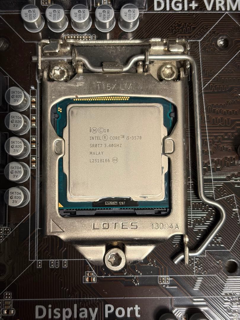 マザーボード ASUS P8Z77-V LK + i5-3570 + 32GB