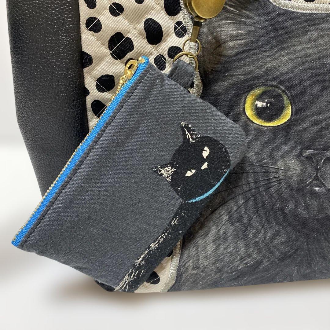 ゆ*ら様 コヤンイサムチョン　ショルダートートバッグ　黒猫　おまけ付き