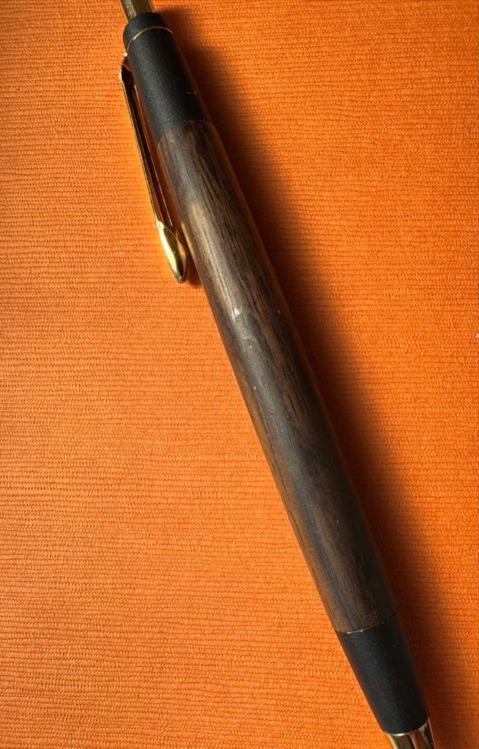 野原工芸 黒柿 スリムボールペン