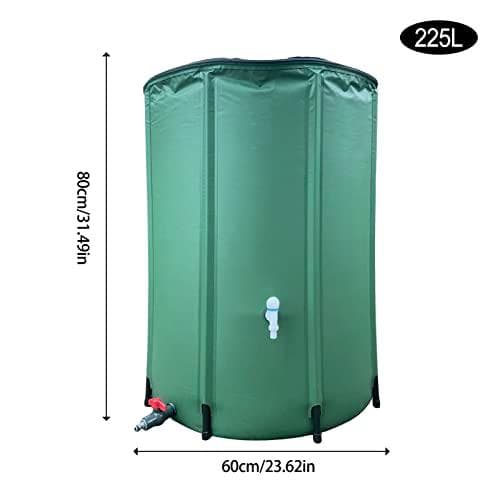 A雨水タンク 家庭用 集水器 貯水タンク 100/200/225L 屋外折りたた