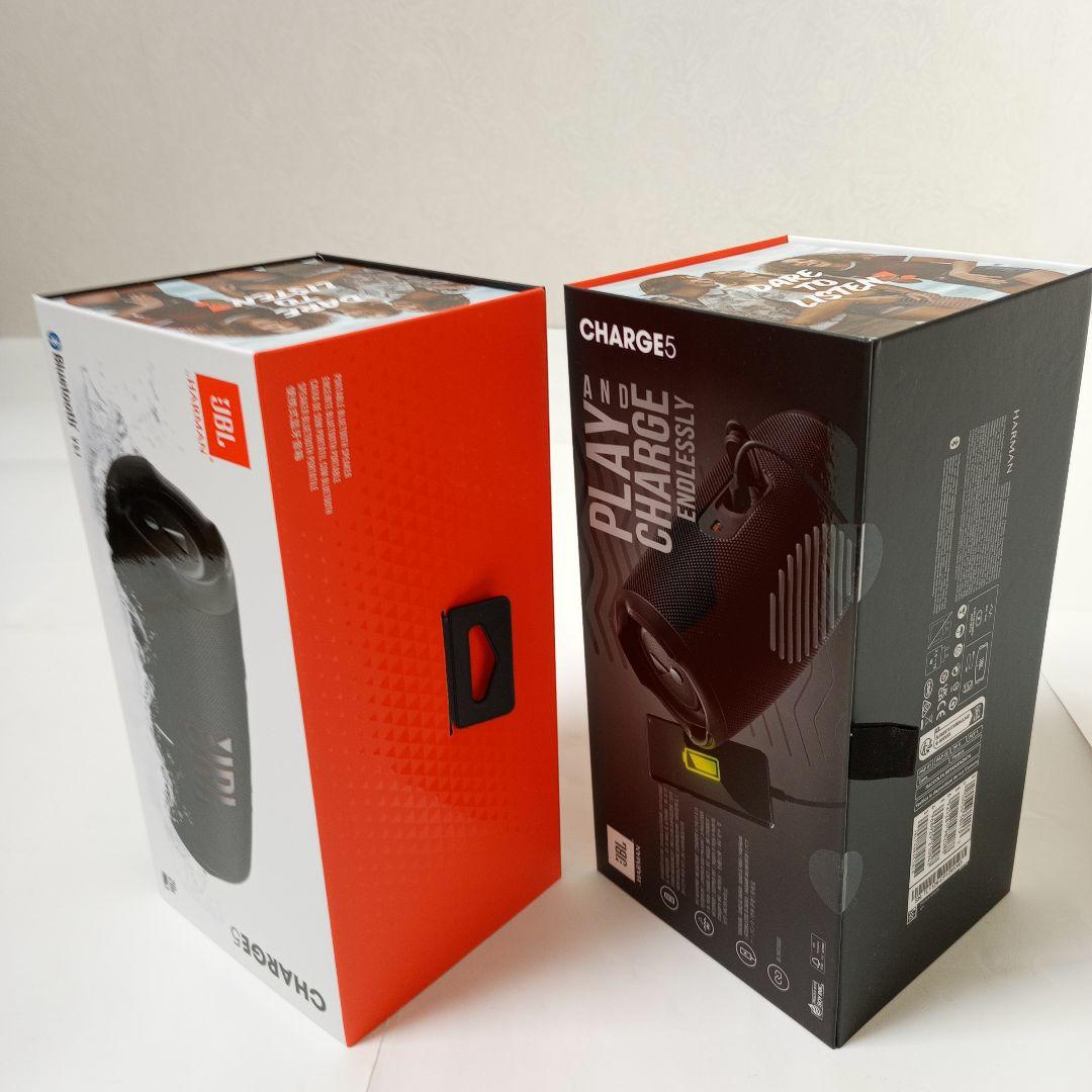 JBL CHARGE5 ブラック ブルートゥース スピーカー 二台組 未開封品
