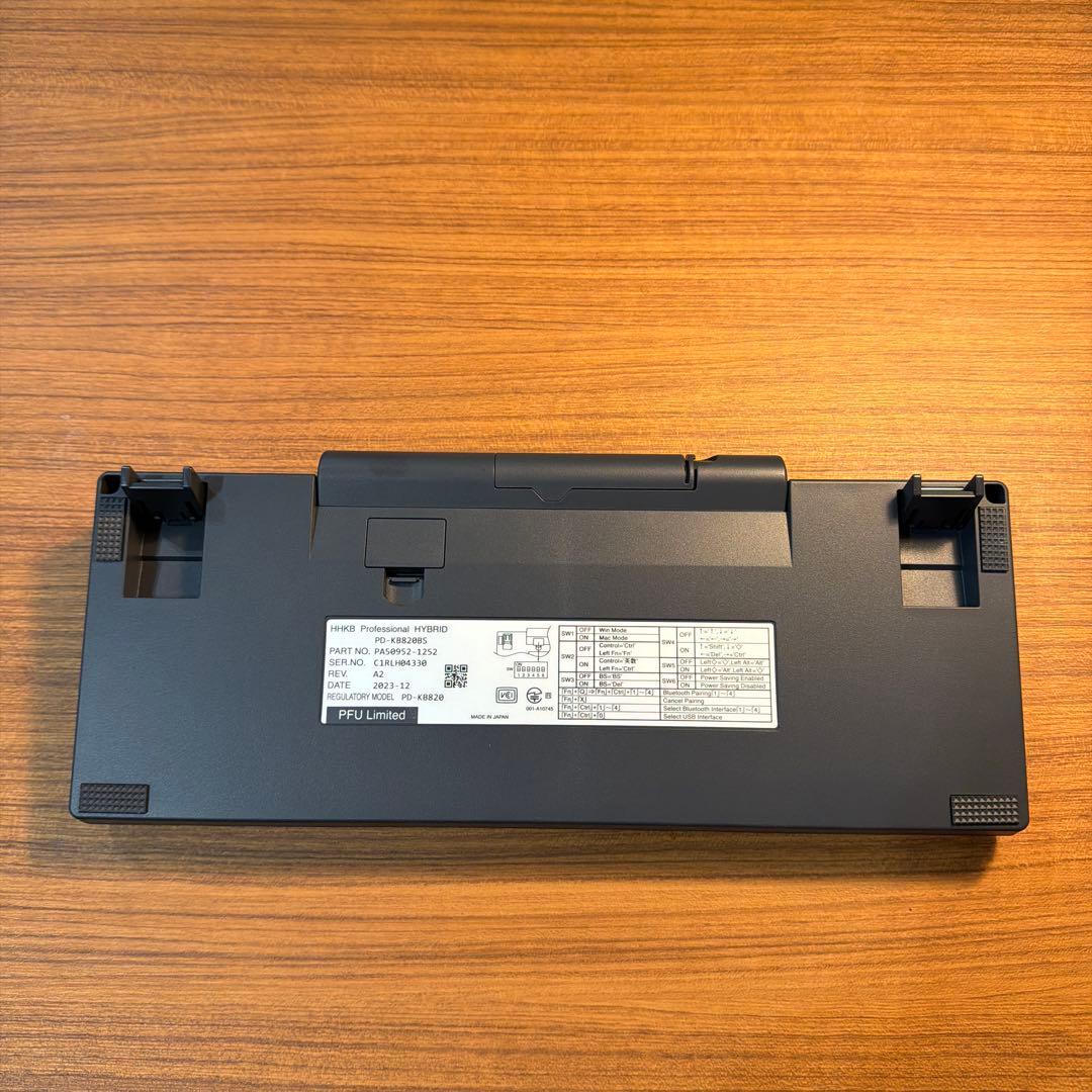 HHKB Professional HYBRID Type-S 墨 日本語配列