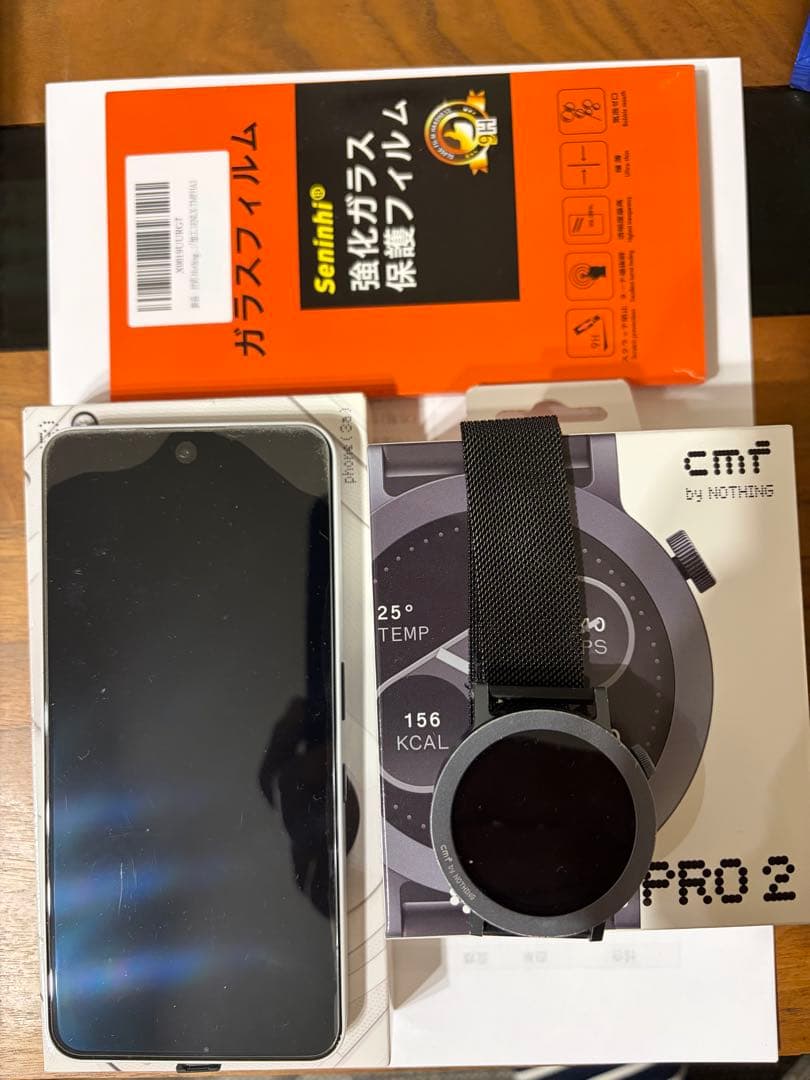 Nothing Phone (3a) ホワイト 本体、スマートウォッチ