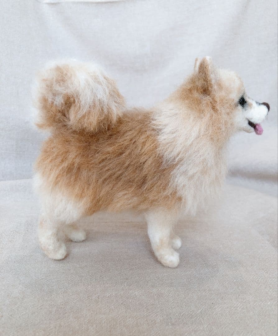羊毛フェルト 犬 オーダー ペットロス 愛犬 そっくり Mサイズ