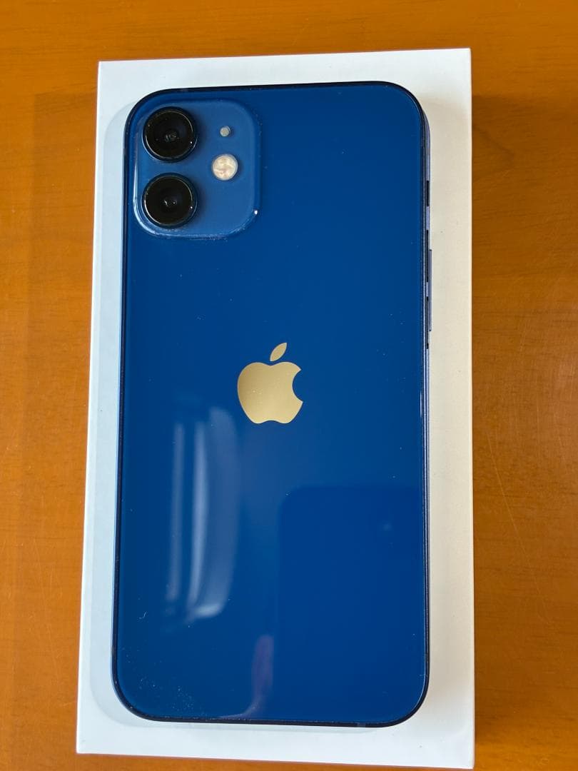 ゆうちゃん♥さん専用　iPhone 12mini ブルー 外箱、充電ケーブル他