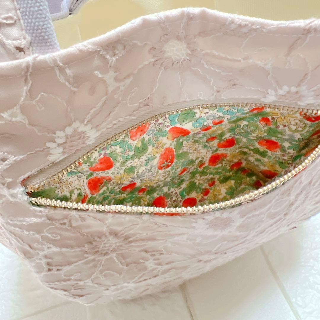 わ*こ様 コヤンイサムチョン 贅沢刺繍レースのトートバッグ ねこ バック