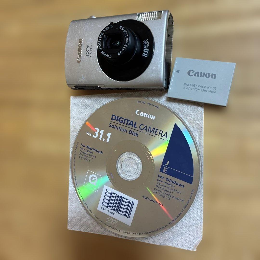 Canon IXY DIGITAL 8.0メガピクセル コンパクトカメラ
