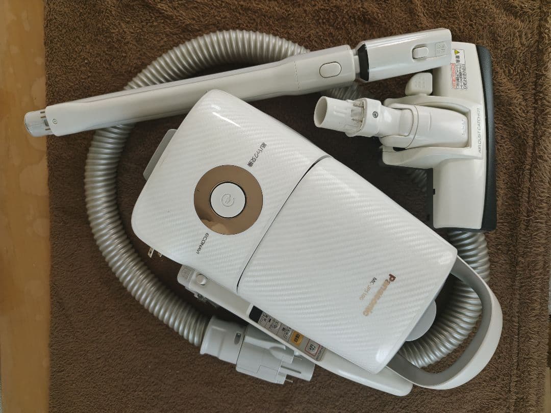 パナソニック　紙パック式掃除機MC-JP510G 電動ヘッド＆親子ノズル