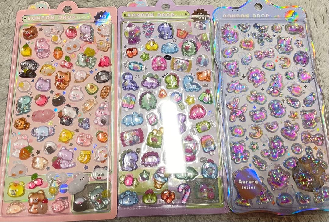 【正規品】 ボンボンドロップシール ディズニー サンリオ　廃盤あり　レア