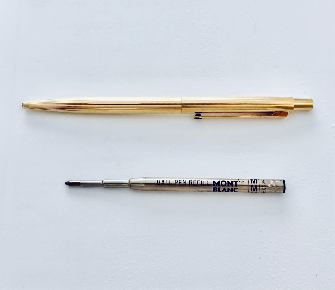 金張り◆モンブラン高級ボールペン ゴールド MONTBLANC1980sドイツ製