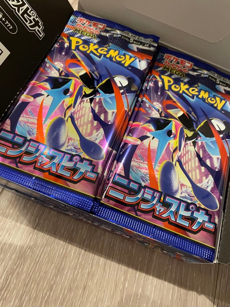 ポケモンカード　ニンジャスピナー　1BOX３０パック　封入率一致