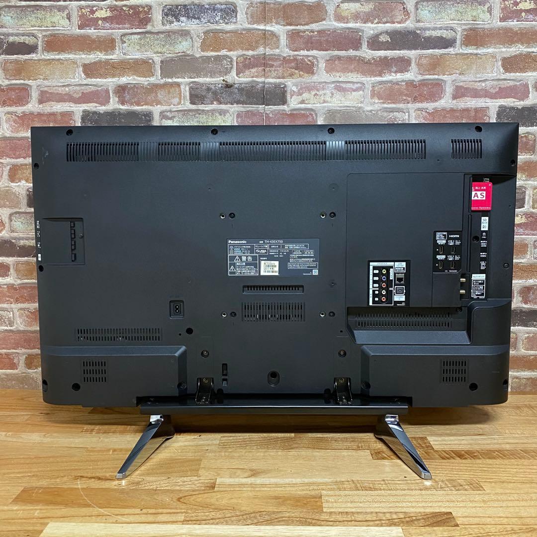 Panasonic 43V型 4K 液晶テレビ VIERA TH-43EX750
