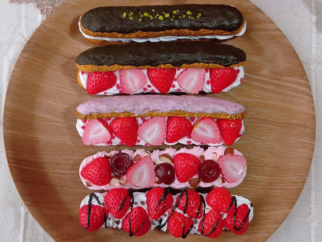 クッキーシューエクレア　お得5点セット　フェイクスイーツ