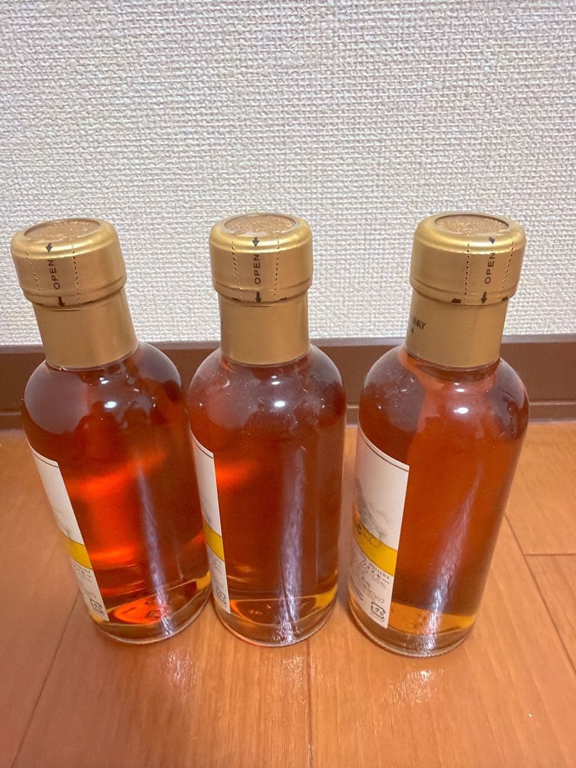 余市シングルモルト ウッディ&バニラ　180ml 3本セット