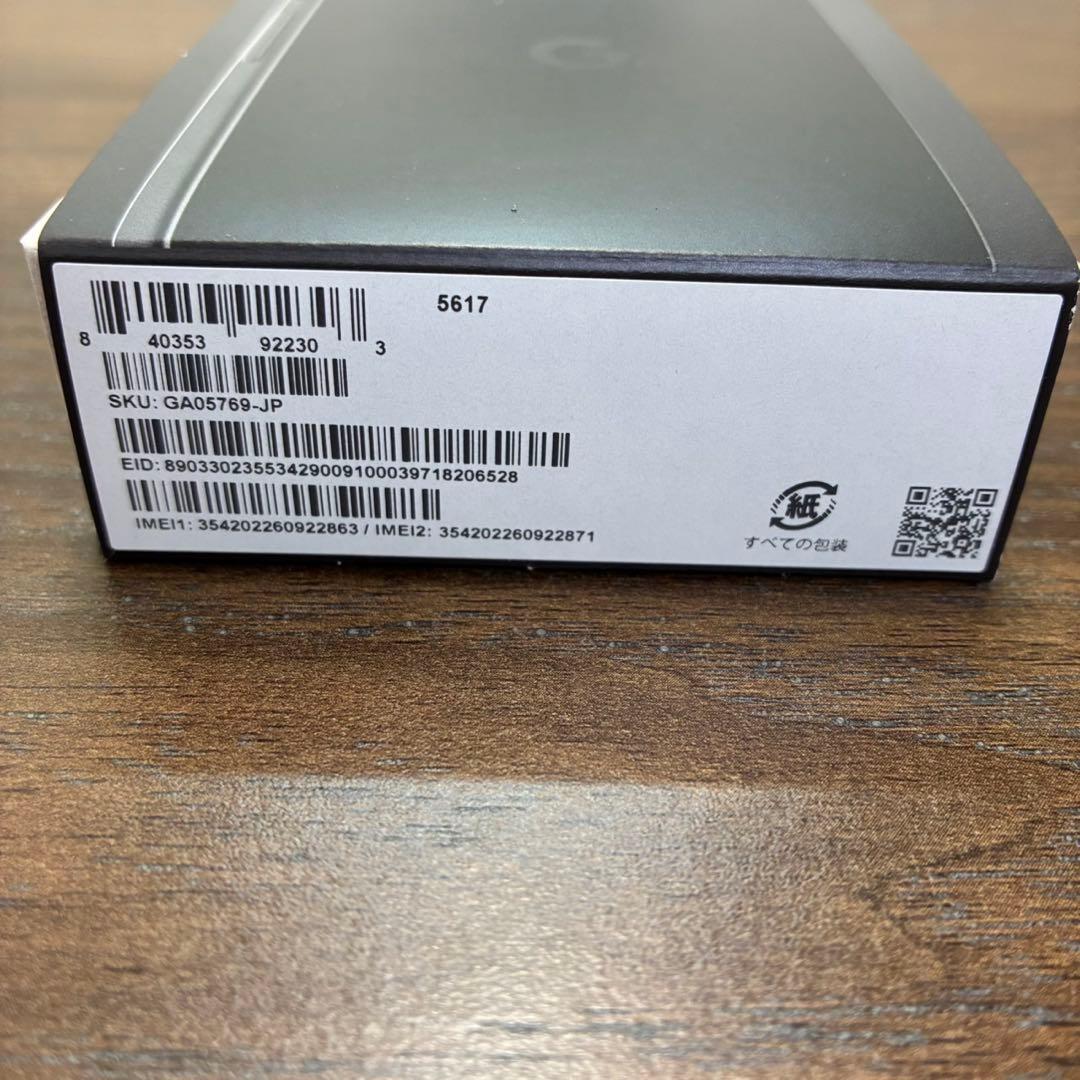新品未使用品　Google Pixel9a128GB オプシディアン②