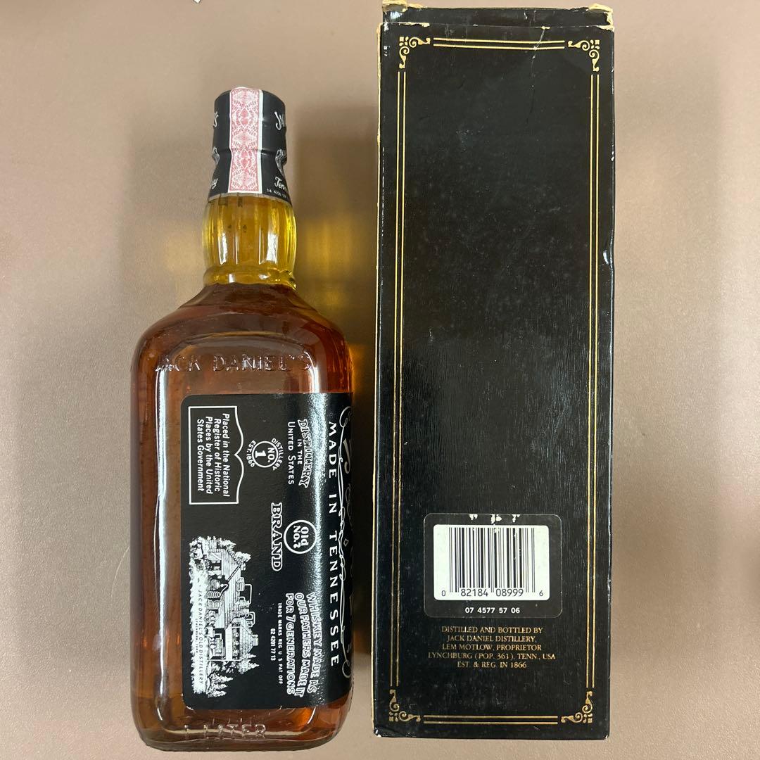 未開栓 ジャックダニエル Old No.7 1L 45% 箱付き 旧ボトル 古酒