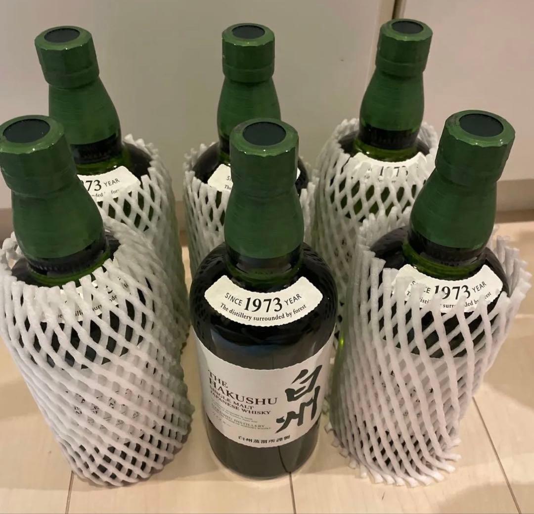 サントリー白州 NV シングルモルト ウイスキー 43度 700ml 6本