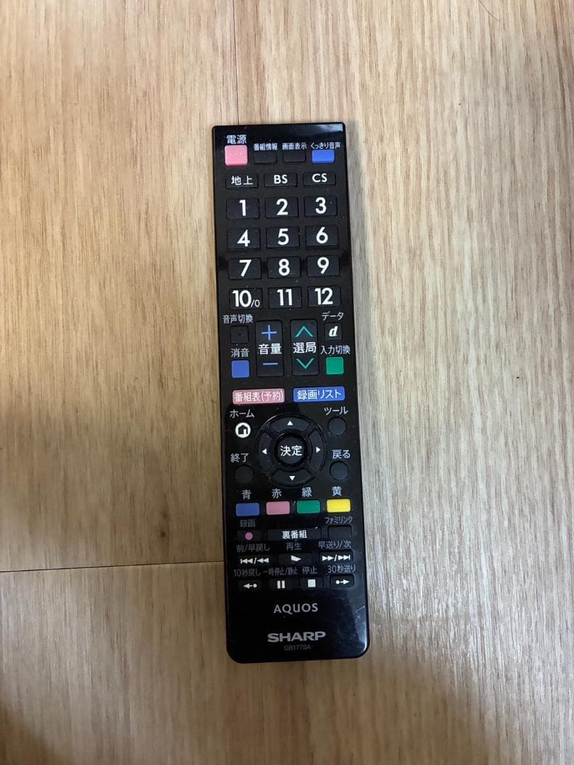 【動作確認済】液晶テレビ SHARP AQUOS LC-19K30 リモコン付