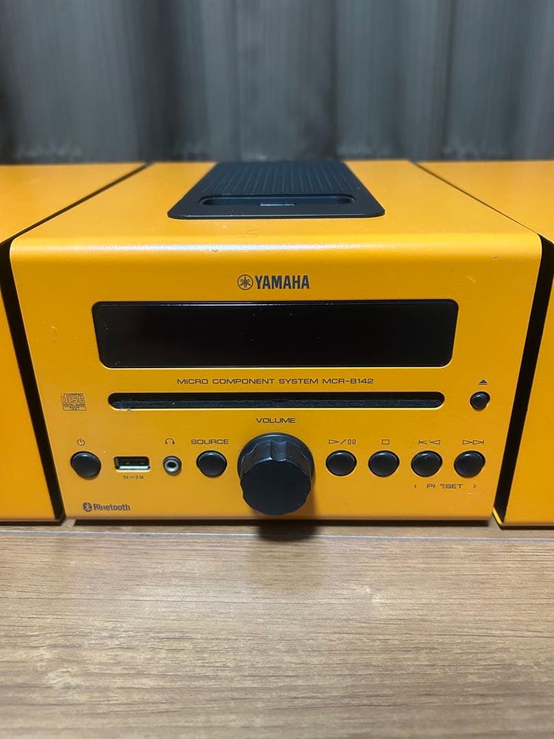 YAMAHA ヤマハ マイクロコンポ MCR-B142 オレンジ