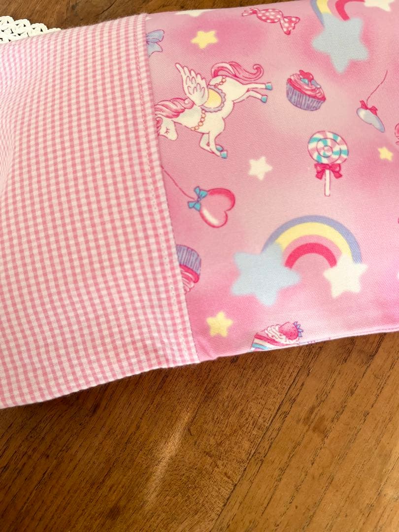 入園入学3点セット　ゆめかわユニコーン3点セット♡ネームタグ付き♡女の子
