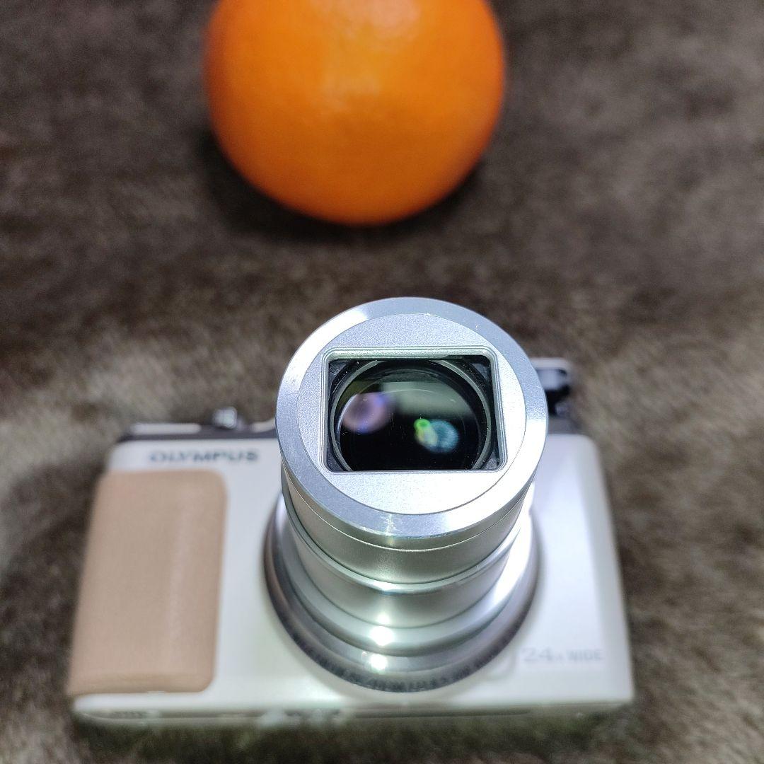 OLYMPUS SH-60 デジタルカメラ コンデジ ホワイト ベージュ 動作品
