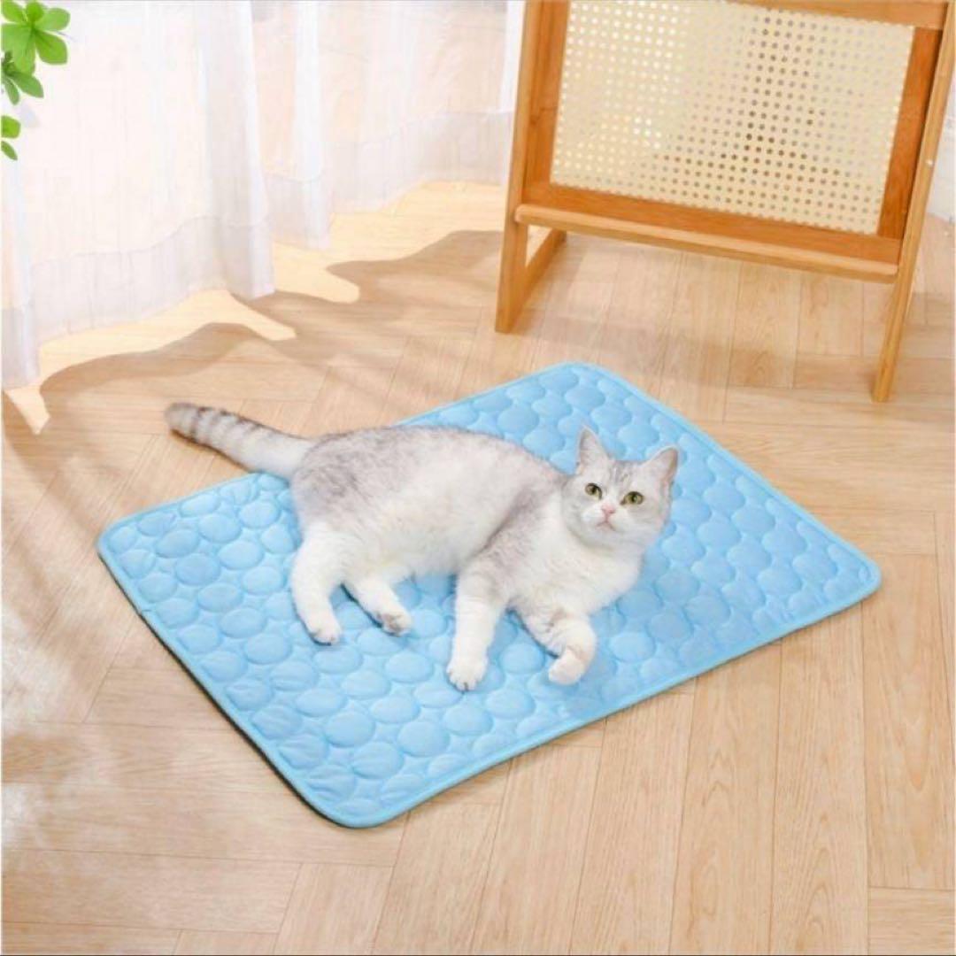 新品　接触冷感マット　ひんやりシート　熱中症対策　ペットマット　犬　猫　洗える