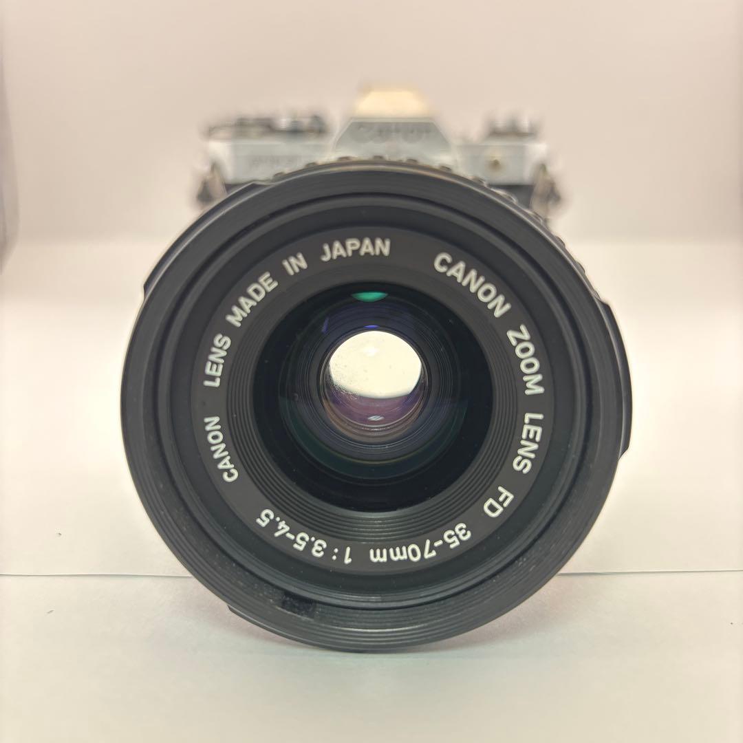 Ｃ① Canon AE-1 フィルム一眼レフカメラ 35-70mmレンズ付き