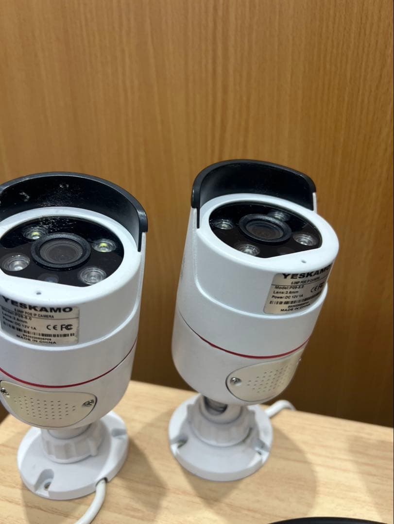 モニター付き 防犯カメラシステム NVRレコーダー＋カメラセット