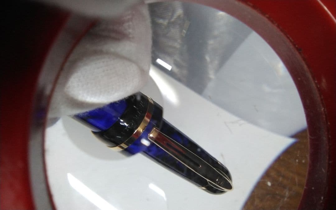 WATERMAN フィリアス 万年筆 マーブル 文房具 筆記具 青 ブルー
