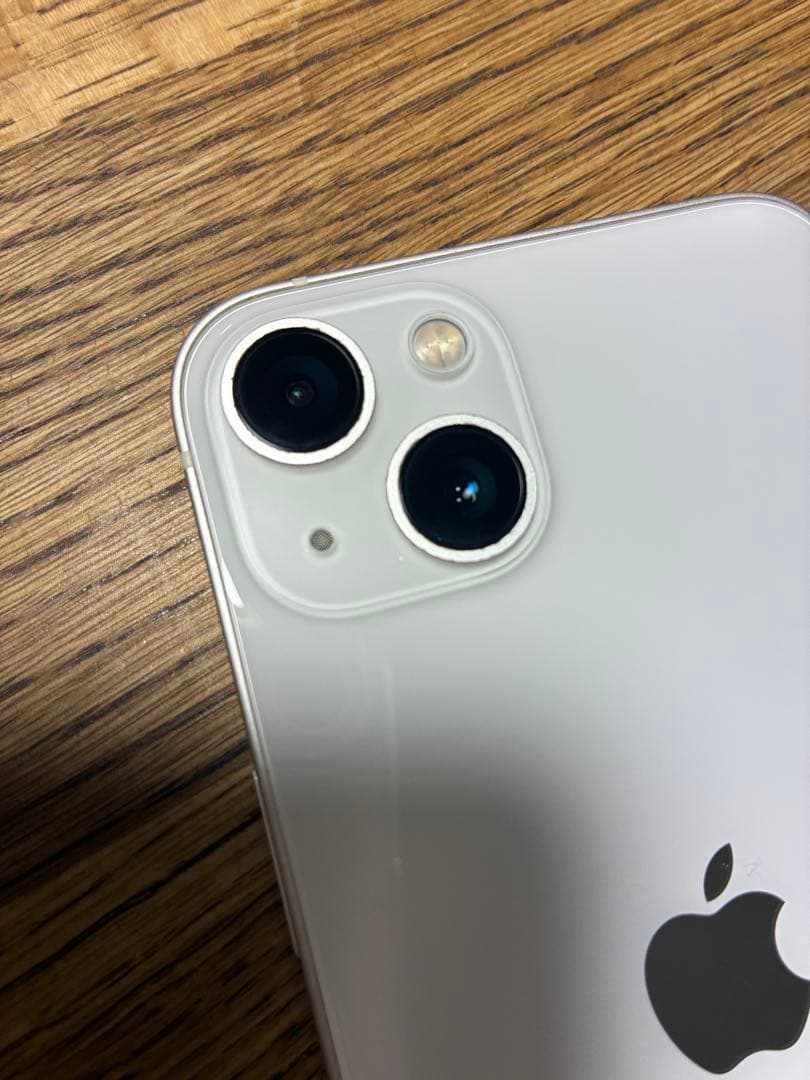 美品 iPhone 13 スターライト 白 128GB