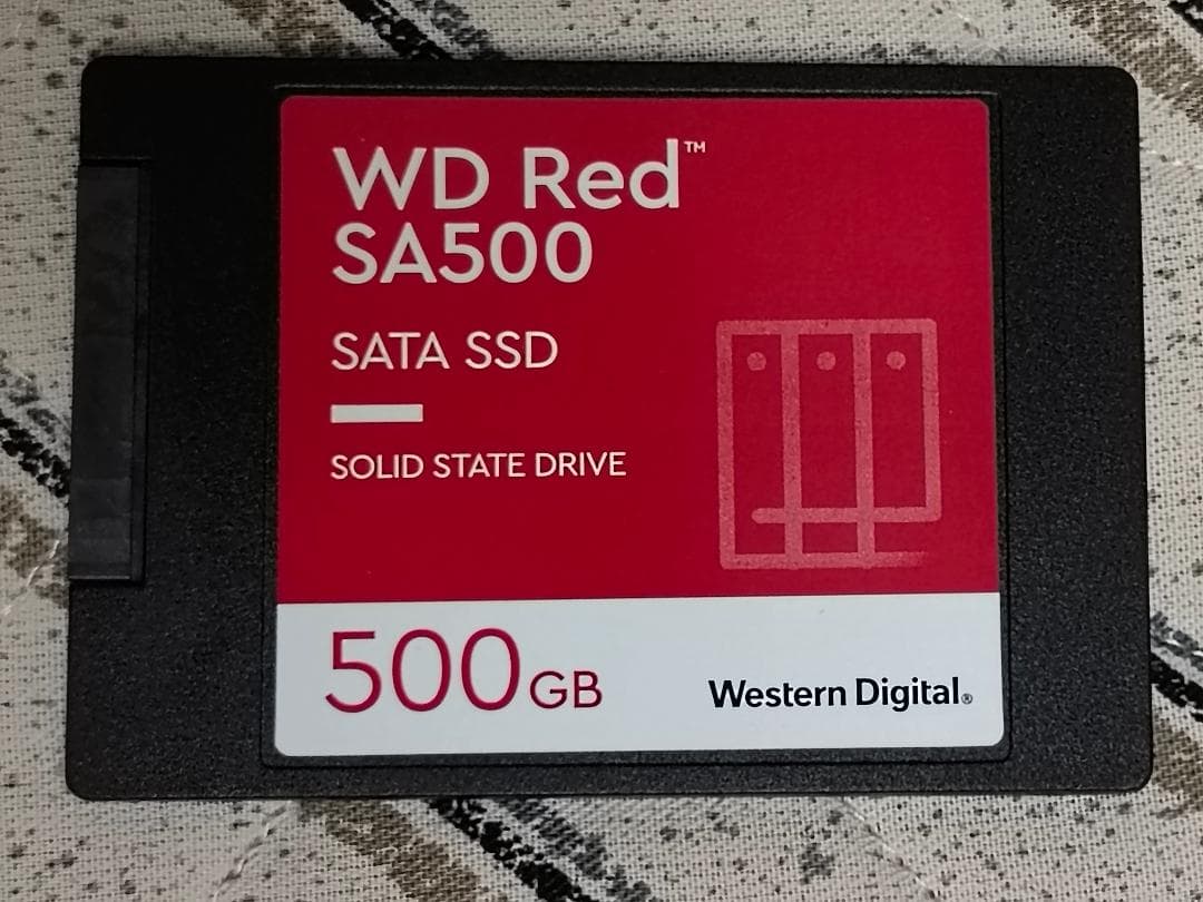 WD Red 500GB SATA SSD 47時間使用 91回 美品