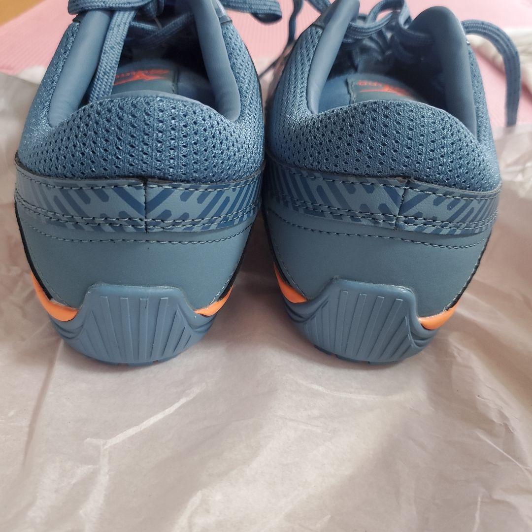 【新日本プロレス】Mizuno 安全靴 25.5cm 青