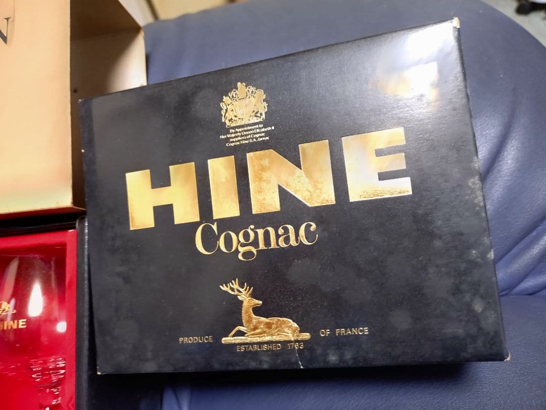 HINE V.S.O.P コニャック グラス付き