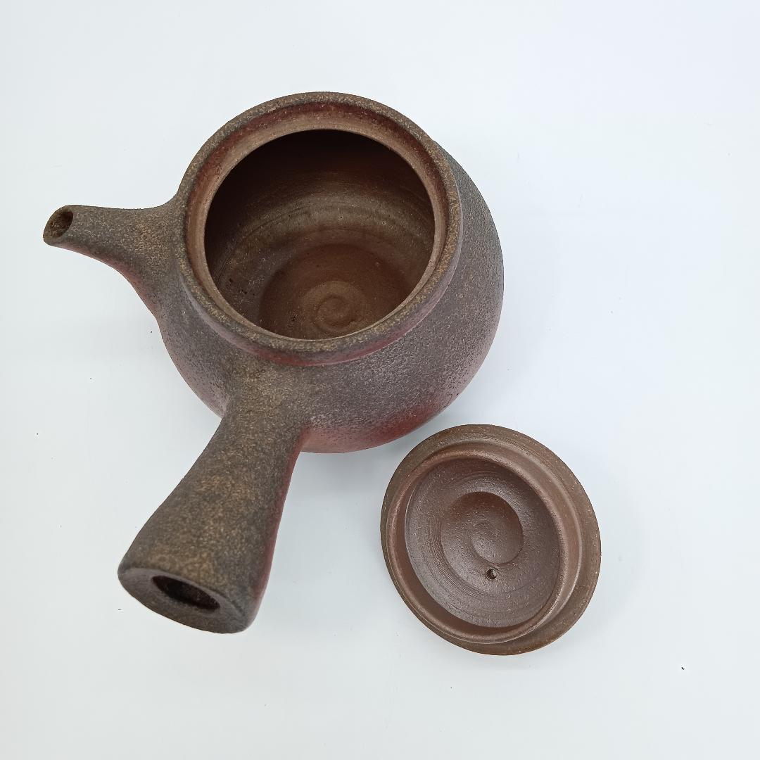 備州窯 備前焼 山本宗秀 急須 番茶器 ポット 食器 容器 お茶 在銘 煎茶器