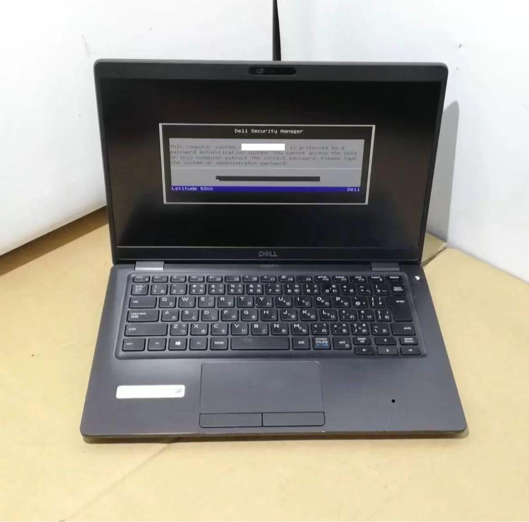 訳あり　DELL Latitude 5300　通電可能、BIOSロック