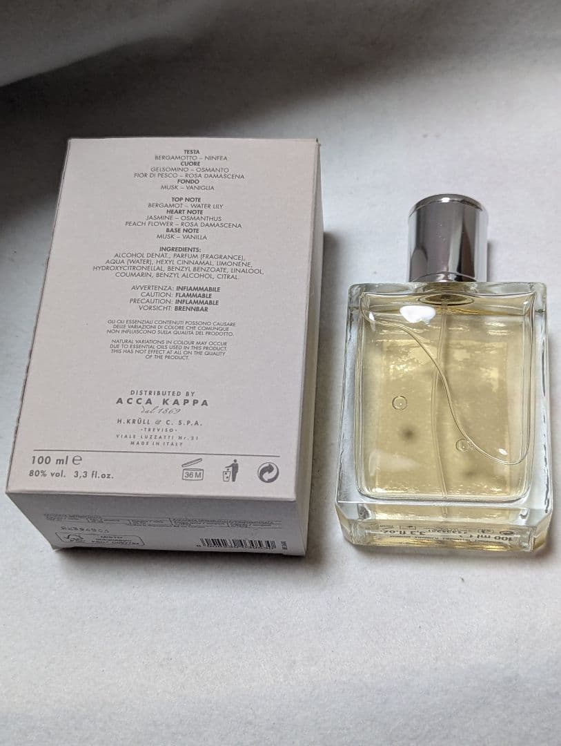 希少アッカカッパジャスミン＆ウォータリリィオードパルファム100ml